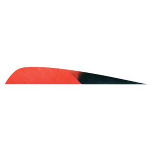 Gateway 5" Right Wing Parabolic Black Feathers 100 Pack 